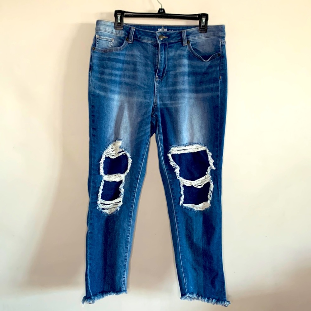 Soho High Waist Boyfriend Jeans